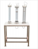 Glass plastic chromatography column