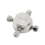 Stainless Steel HPLC Unions, Tees and Crosses for High-Pressure HPLC Connections