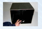 Anti-static coated carton