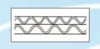 High-strength composite seven-layer double corrugated board