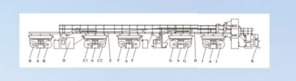 Corrugated board composite device and corrugated board production equipment