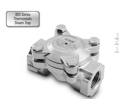 803 Series Thermostatic Steam Trap