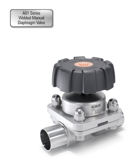 A01 Series Welded Manual Diaphragm Valve