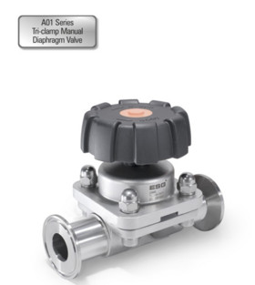 A01 Series Tri-clamp Manual Diaphragm Valve