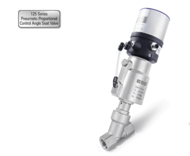 125 Series Pneumatic Proportional Control Angle Seat Valve