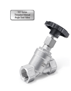 107 Series Threaded Manual Angle Seat Valve