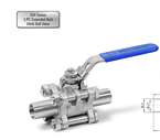 434 Series 3-PC Extended Butt Weld Ball Valve