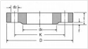 DIN2543 Flat Flange For Welding (Slip On) PN16