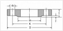 DIN2545 Flat Flange For Welding (Slip On) PN40