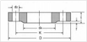 DIN2544 Flat Flange For Welding (Slip On) PN25