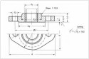 DIN2561 Oval Plain Threaded Flange PN6 and PN10