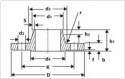 DIN 2633 Welding Neck Flange PN16