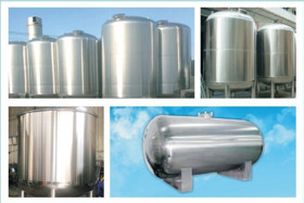 Stainless steel non-standard storage tank