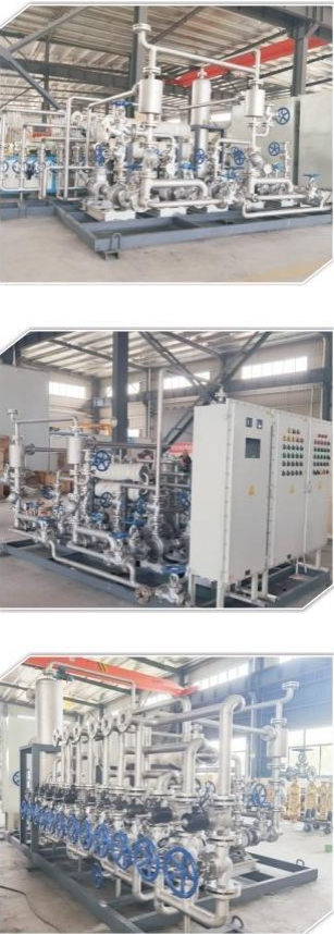 Heat conduction oil high temperature heat exchanger unit