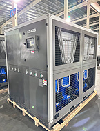 40 Ton Air Cooled Scroll Chiller With Finned Copper Tube Condenser For Extrusion Industry