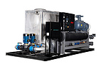 75HP Water Cooled Central Chiller High Energy Screw Water Chiller