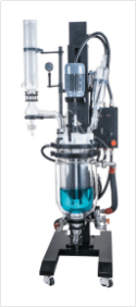 Ex-proof lifting jacketed glass reactor