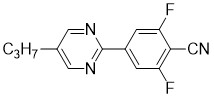 5-propyl-2-(3’,5’-difluoro-4’-cyanophenyl)pyrimidine