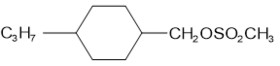 (4-propylcyclohexyl)methyl methanesulfonate