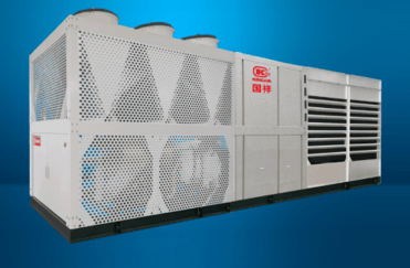 Dual cooling source integrated air source heat pump unit