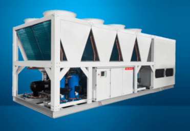 Modular evaporative condensation vortex heat pump unit