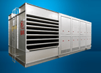 Water cooled integrated screw chiller unit (integrated cooling station)