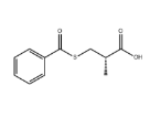 (S) - (-) -3-benzoylmercapto-2-methylpropionic acid (antihypertensive drug Zofenpril Calcium)