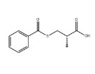 (S) - (-) -3-benzoylmercapto-2-methylpropionic acid (antihypertensive drug Zofenpril Calcium)