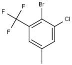 2-chloro-4-methyl-6-(trifluoromethyl)-1-bromobenzene