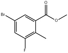 METHYL 5-BROMO-3-FLUORO-2-METHYLBENZOATE