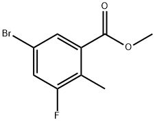 METHYL 5-BROMO-3-FLUORO-2-METHYLBENZOATE