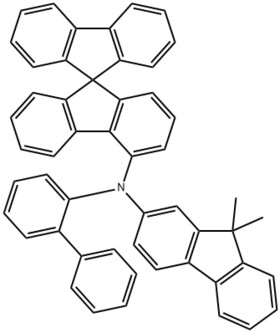 N-(2-biphenyl)-N-(9,9-dimethylindol-2-yl)-9,9-spirobifluorene-4-amine