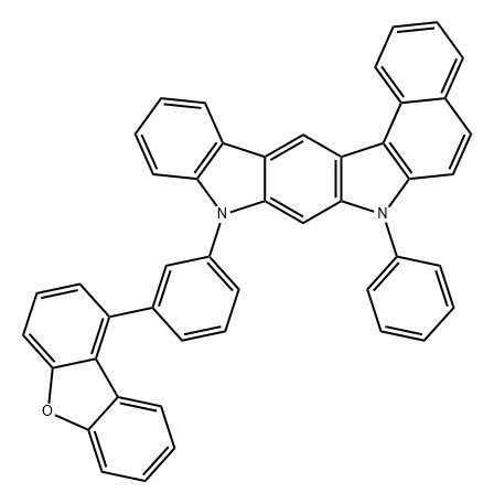 Benz[g]indolo[2,3-b]carbazole, 9-[3-(1-dibenzofuranyl)phenyl]-7,9-dihydro-7-phenyl-