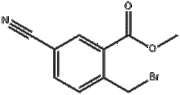 2-bromomethyl-5-cyano-benzoic acid methyl ester