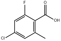 4-CHLORO-2-FLUORO-6-METHYLBENZOIC ACID