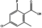 4-CHLORO-2-FLUORO-6-METHYLBENZOIC ACID