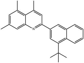 2-(4-(tert-butyl)naphthalen-2-yl)-4,5,7-trimethylquinoline