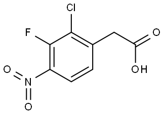 2-chloro-3-fluoro-4-nitrophenylacetic acid