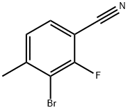 3-bromo-2-fluoro-4-methylbenzonirile