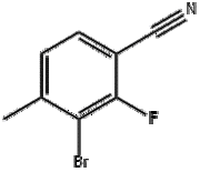 3-bromo-2-fluoro-4-methylbenzonirile