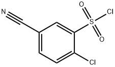 2-chloro-5-cyanophenylsulfonyl chloride