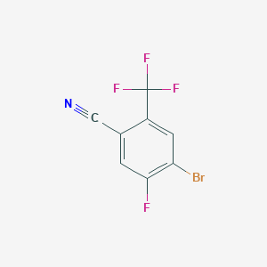 4-bromo-5-fluoro-2-(trifluoromethyl)benzonitrile