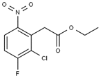 ethyl 2-chloro-3-fluoro-6-nitrophenylacetate