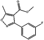 methyl 3-(3-fluorophenyl)-5-methylisoxazole-4-carboxylate