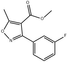 methyl 3-(3-fluorophenyl)-5-methylisoxazole-4-carboxylate