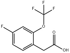 4-Fluoro-2-(trifluoroMethoxy)phenylacetic acid, 97%