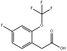 4-Fluoro-2-(trifluoroMethoxy)phenylacetic acid, 97%