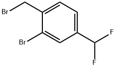 2-bromo-4-(difluoromethyl)benzyl bromide