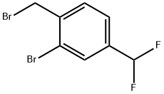 2-bromo-4-(difluoromethyl)benzyl bromide