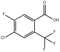 4-chloro-5-fluoro-2-(trifluoromethyl)benzoic acid